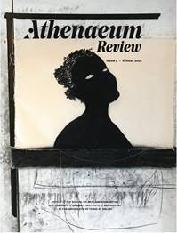 Athenaeum Review Issue 5 features cover art by taylor barnes, Emerge/Imagine, 2020, charcoal and sewing on cloth, courtesy the artist and Erin Cluley Gallery, Dallas.